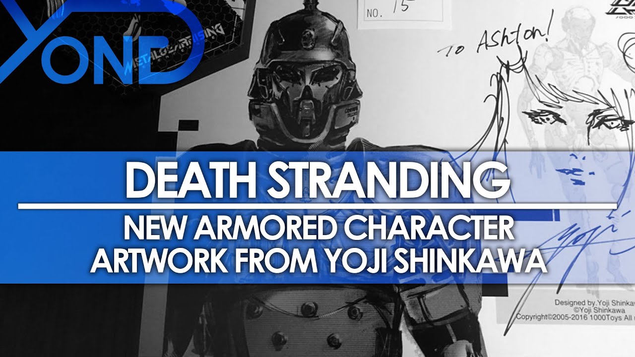 Death Stranding - New Armored Character Artwork from Yoji Shinkawa
