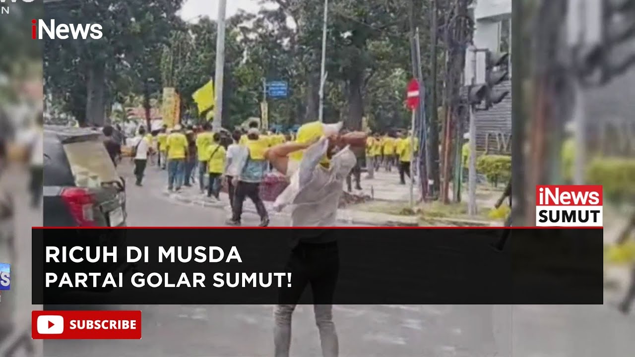 Diduga Tidak Terima Dikeluarkan, Sejumlah Orang Membuat Kerusuhan di Musda Golar Sumut