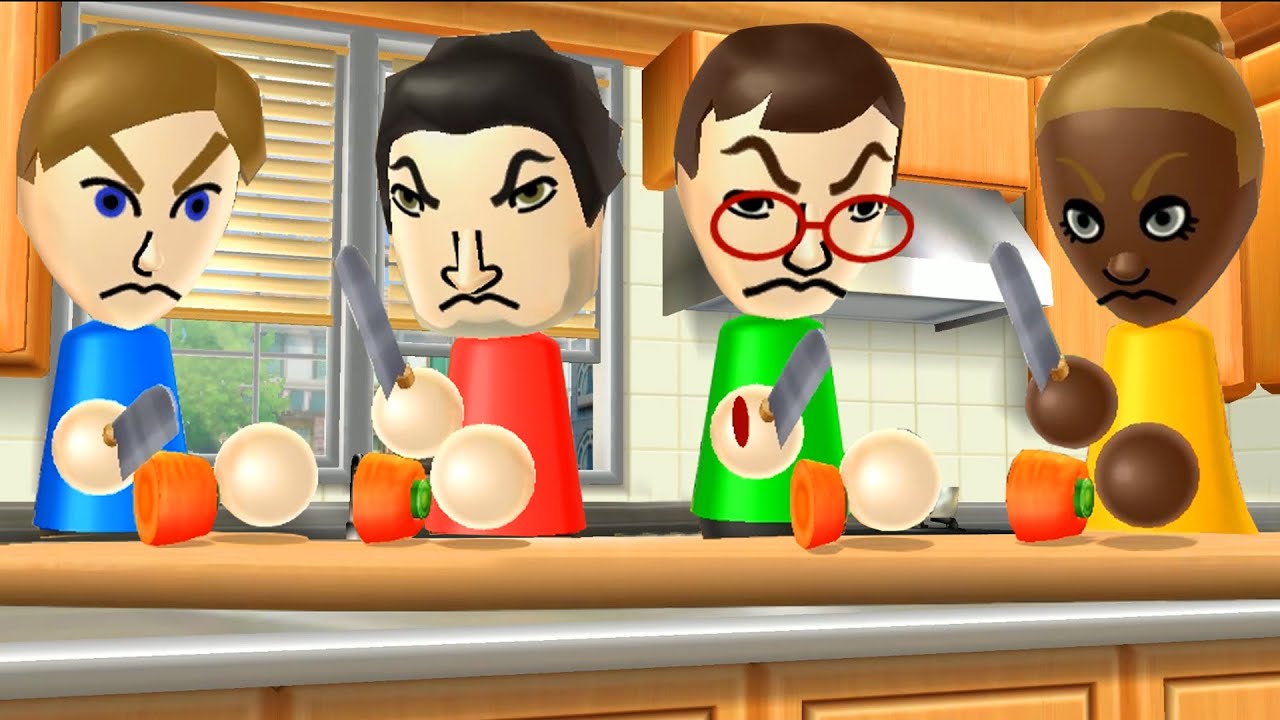 Wii Party Minigames - Start Vs Pablo Vs Hiromasa Vs Emma (Hardest Difficulty)