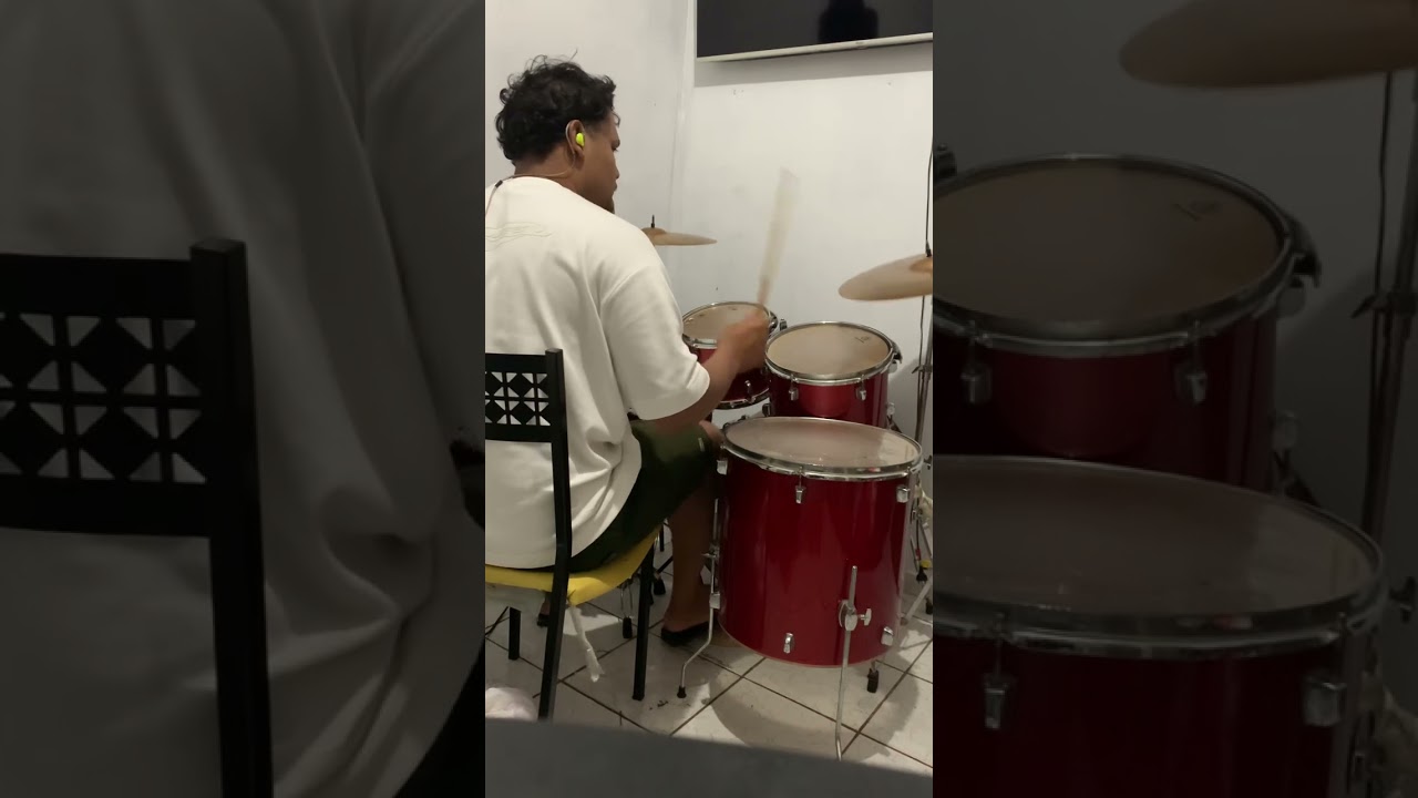 Drumcover um novo dia @GetWorship #drums #drumcover #musica 