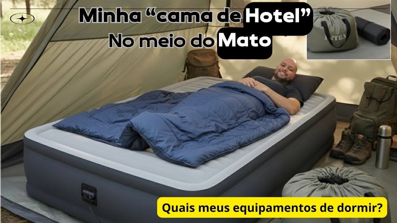 O segredo para uma noite de sono perfeita no ACAMPAMENTO