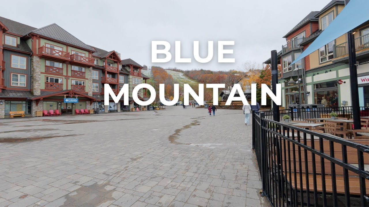 Blue Mountain Village in Fall | Day & Night Walking Tour