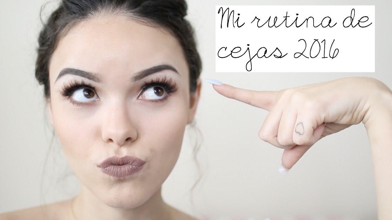 MI RUTINA DE CEJAS 2016