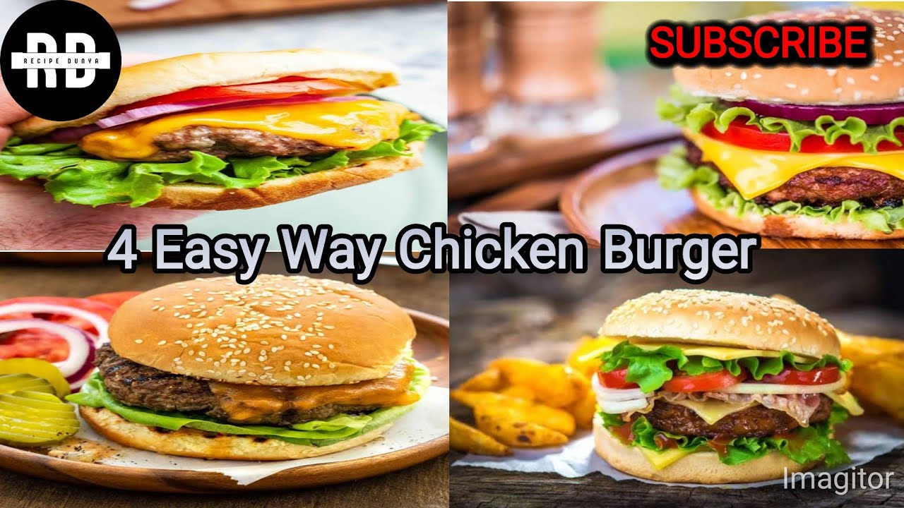 4 Easy _ Unique Chicken Burger Recipes By Recipes  Dunya(720P_HD).mp4