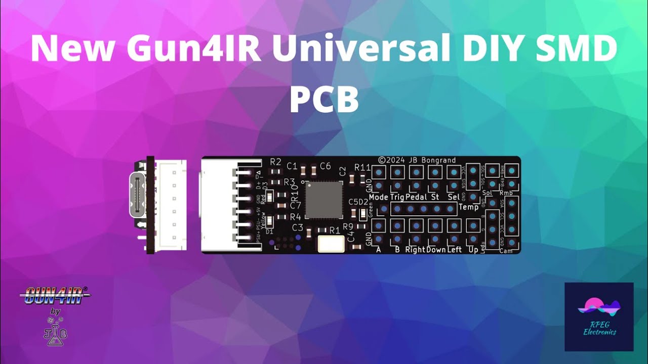 New Gun4IR SMD Universal PCB