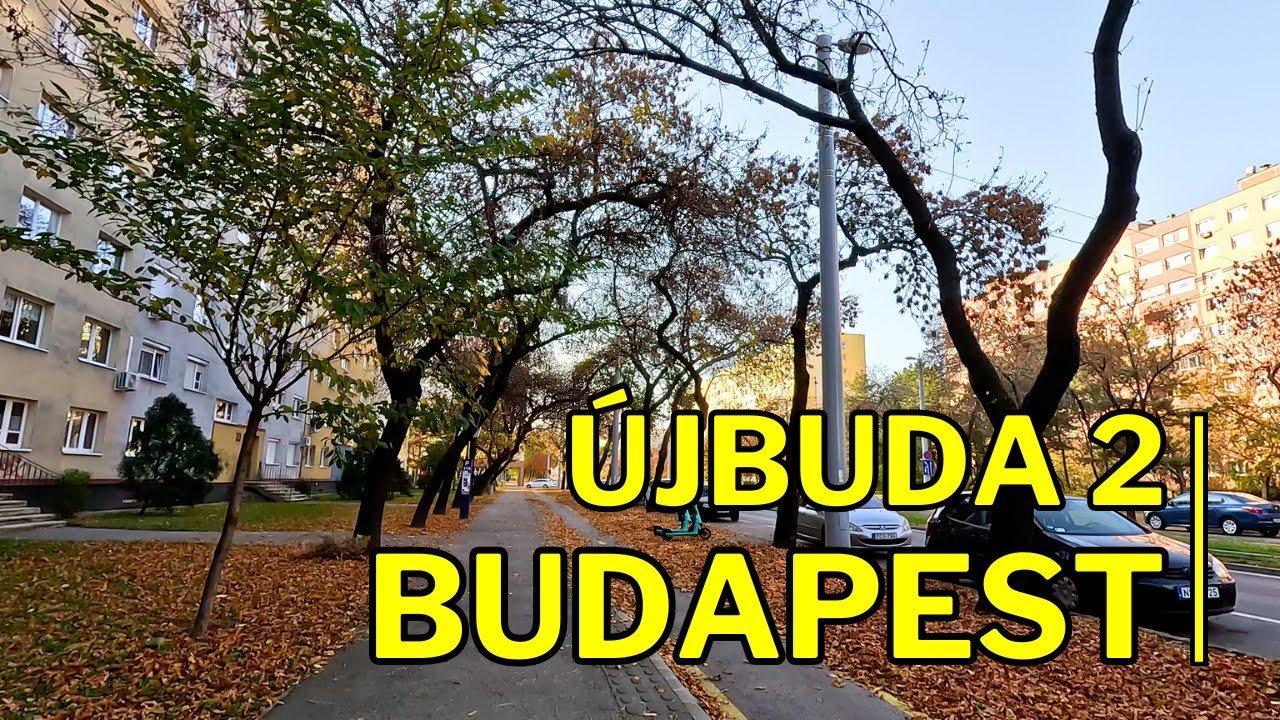 &Uacute;jbuda: Bufafoki Street - Hengermalom Street - Etele Street | Budapest Walking Tour [4K]