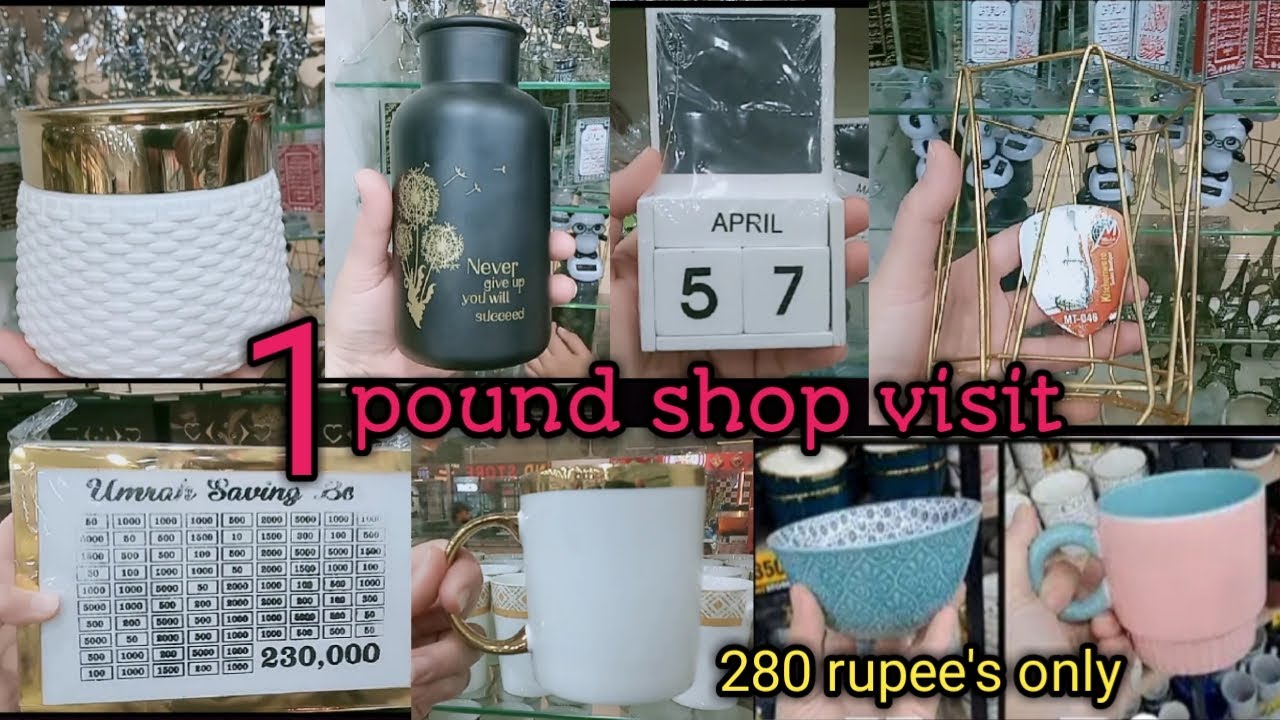 I Visit one pound shop in Amanah Mall Lahore 🛒🛍️ - Huge Variety Products Just In 280- rupee's
