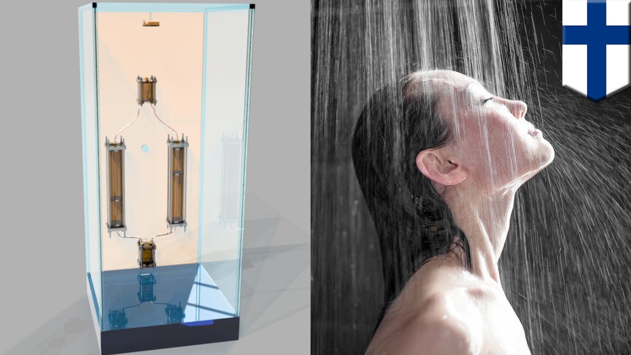 Water-saving shower: Showerloop recycles used water for long, guilt-free showers - TomoNews