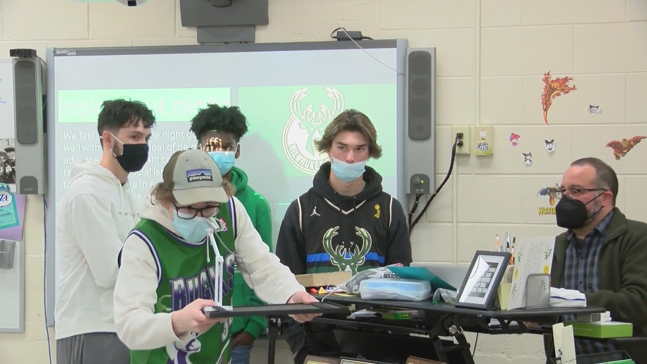 Beloit students recognized by Milwaukee Bucks for mental health awareness