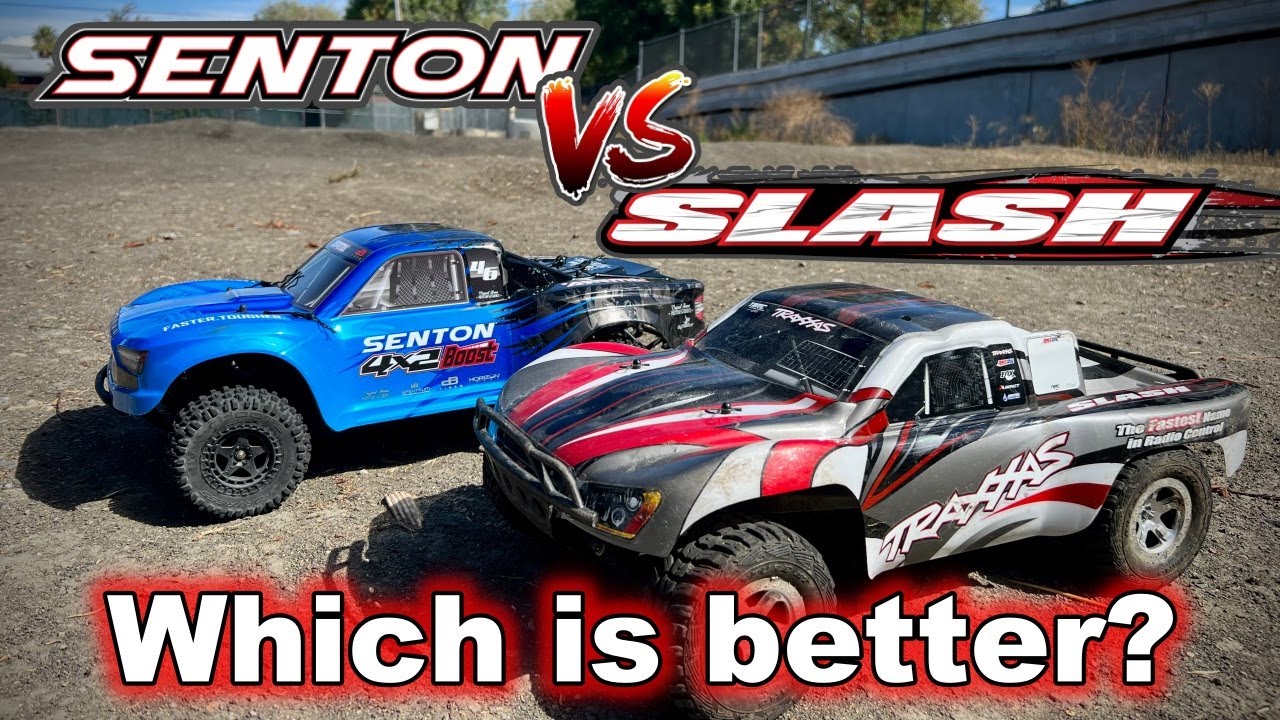 Traxxas Slash vs. Arrma Senton Boost - Which is better?  Best 2wd short couse truck
