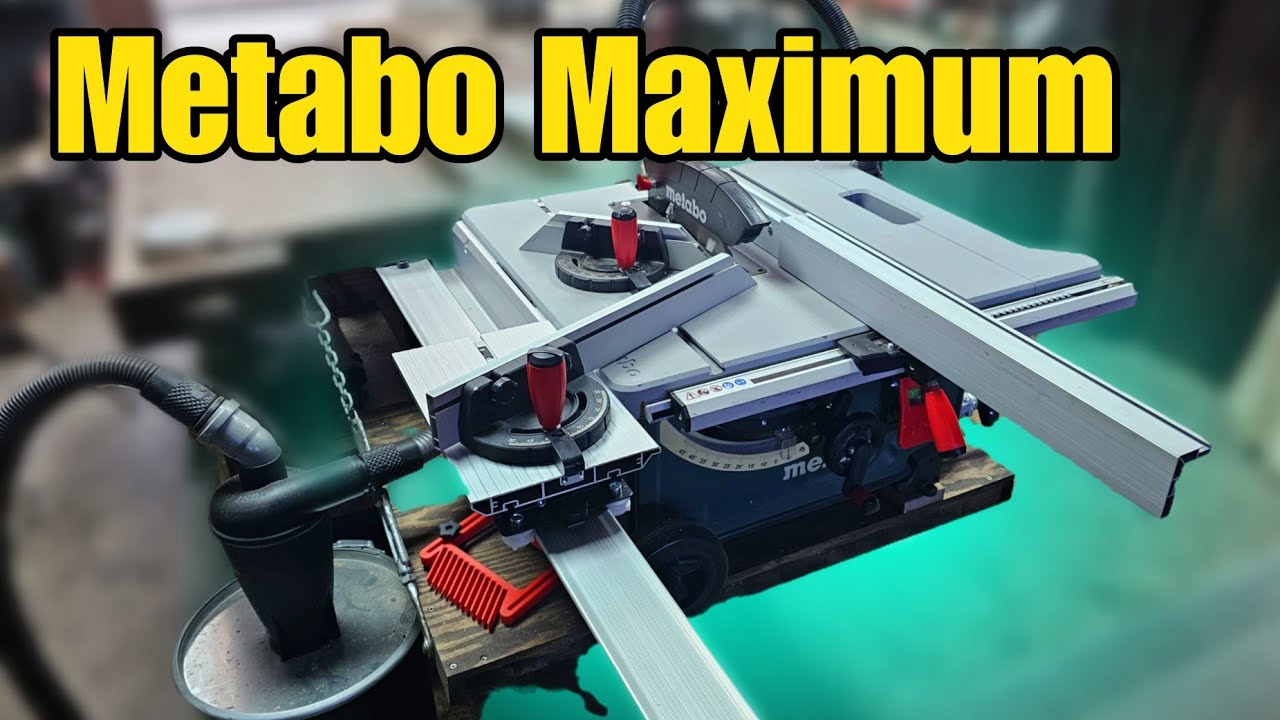 Mehr geht NICHT! mit der Metabo TS 254 Tischkreissäge + Schiebeschlitten und Tipps