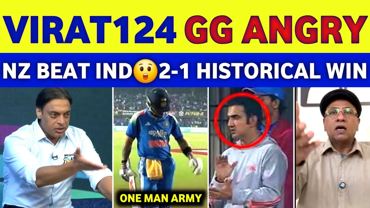 Shoaib Akhtar Crying On Virat Kohli Is Real King Of Cricket 124 Runs Vs New Zealand | IndvsNz 3rdODI