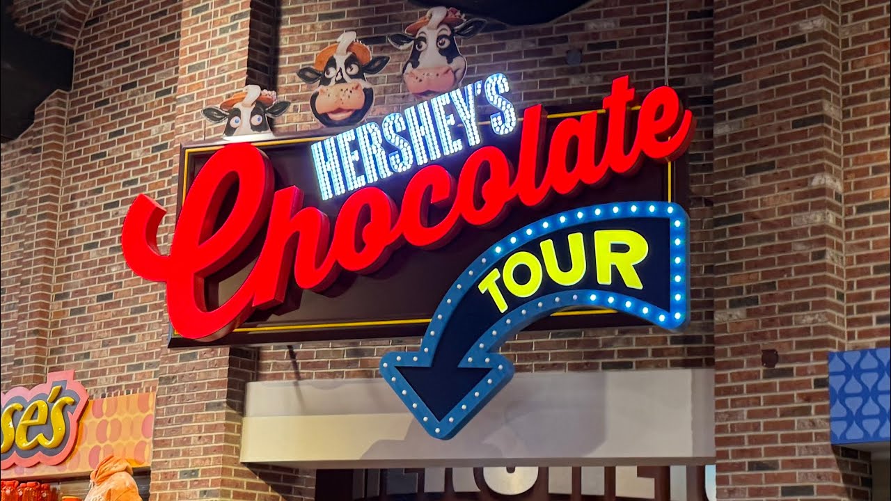 Экскурсия по шоколадной фабрике Hershey's (полная версия) • Hersheypark 2025 4K