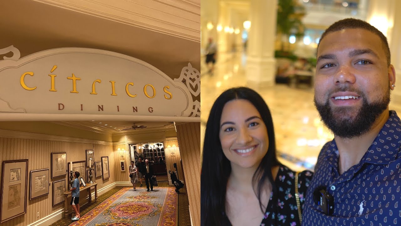 Having a Romantic Dinner at Our Favorite Restaurant at Disney World Cítricos | Disney Date Night!!