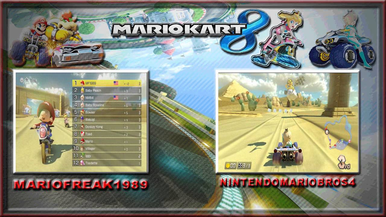 Mario Kart 8 Splitscreen test