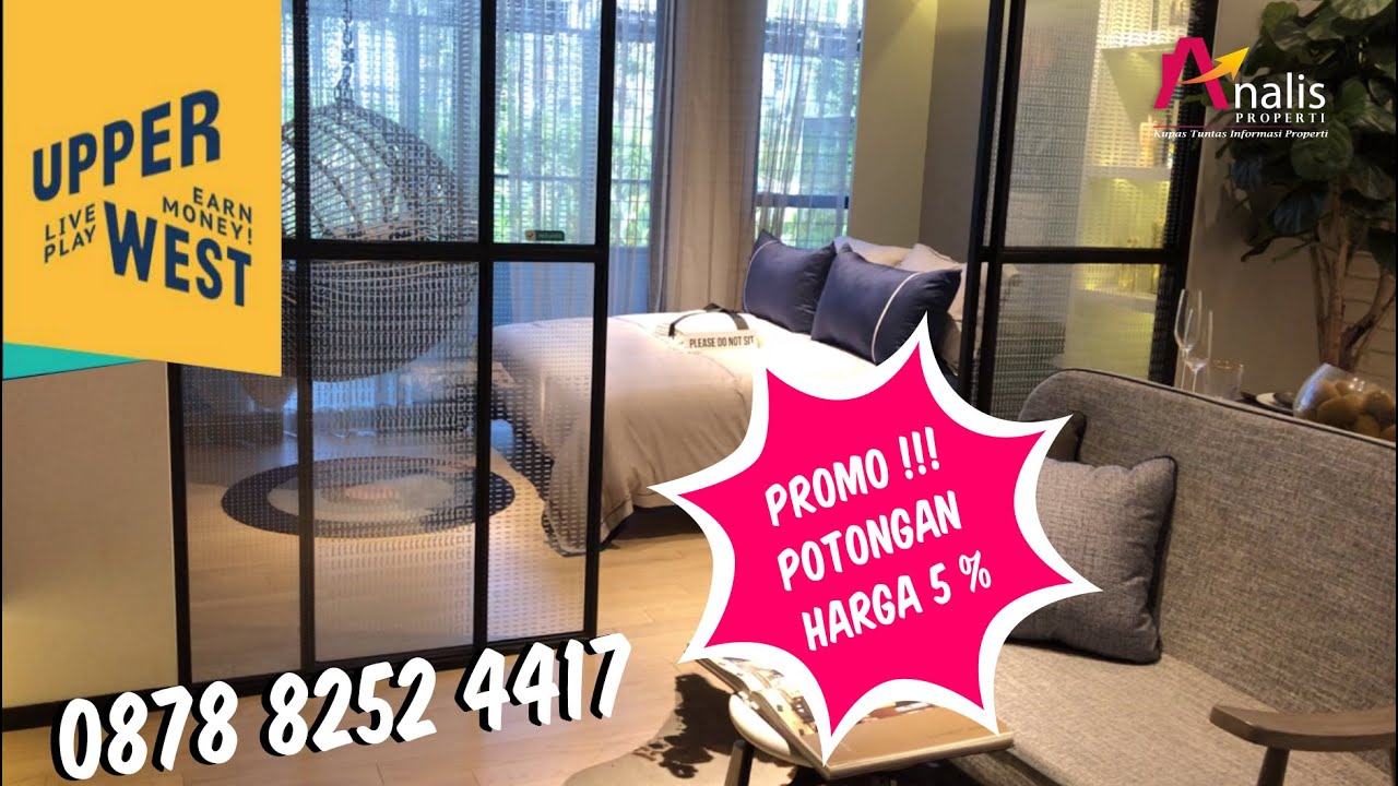 Show Unit Apartemen Upper West Tipe 1BR at Grand Boulevard BSD City