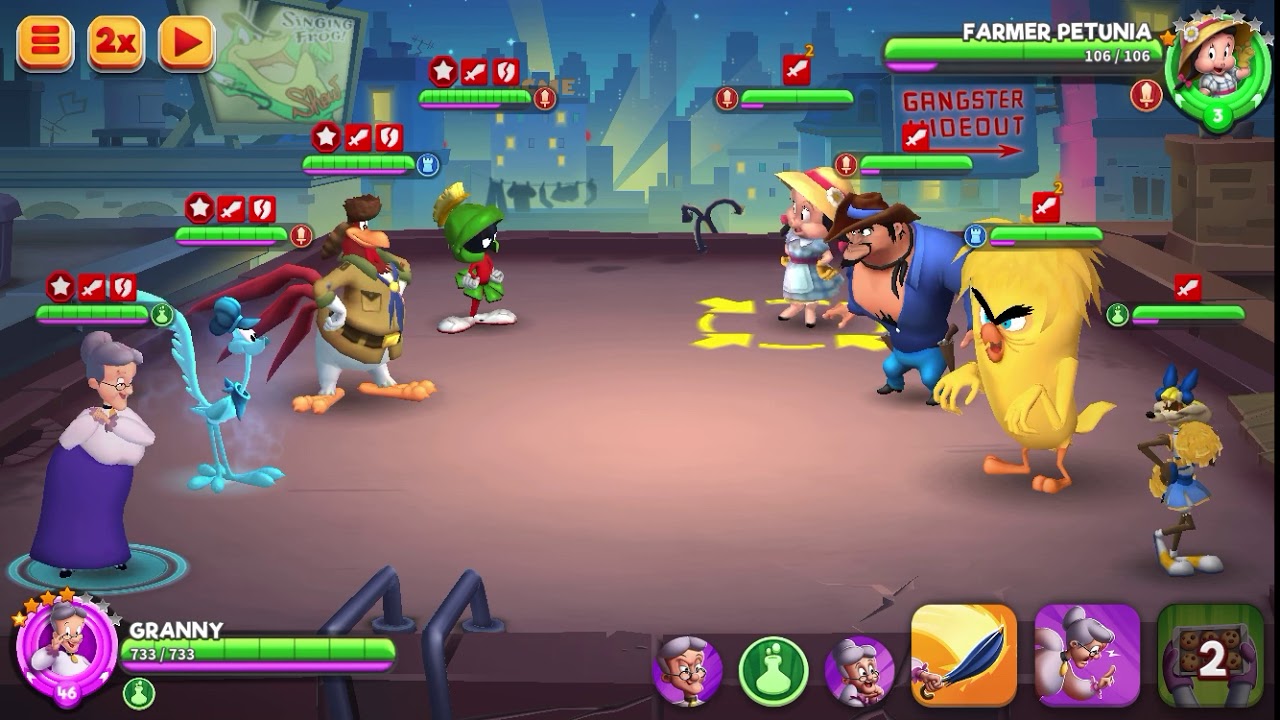 Looney tunes world of mayhem music (city) 2x