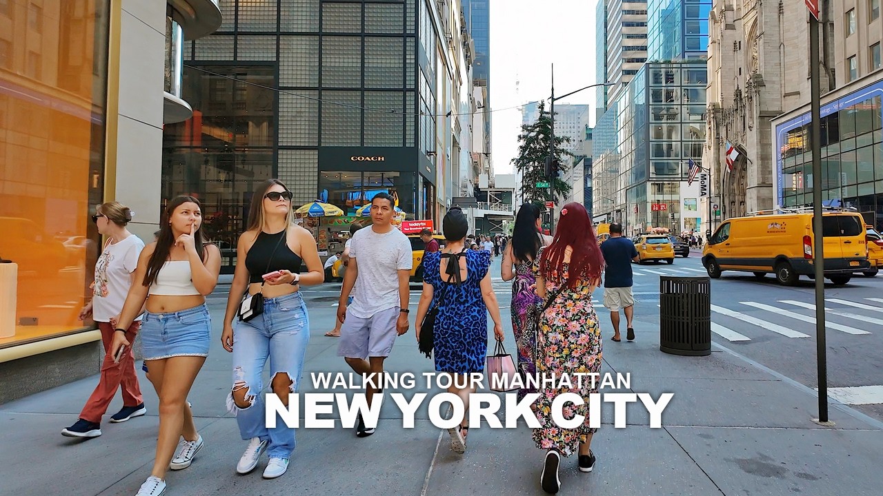 NEW YORK CITY WALKING TOUR MANHATTAN 7th Avenue, Columbus Circle, 59th Street, Chelsea, Lafayette St