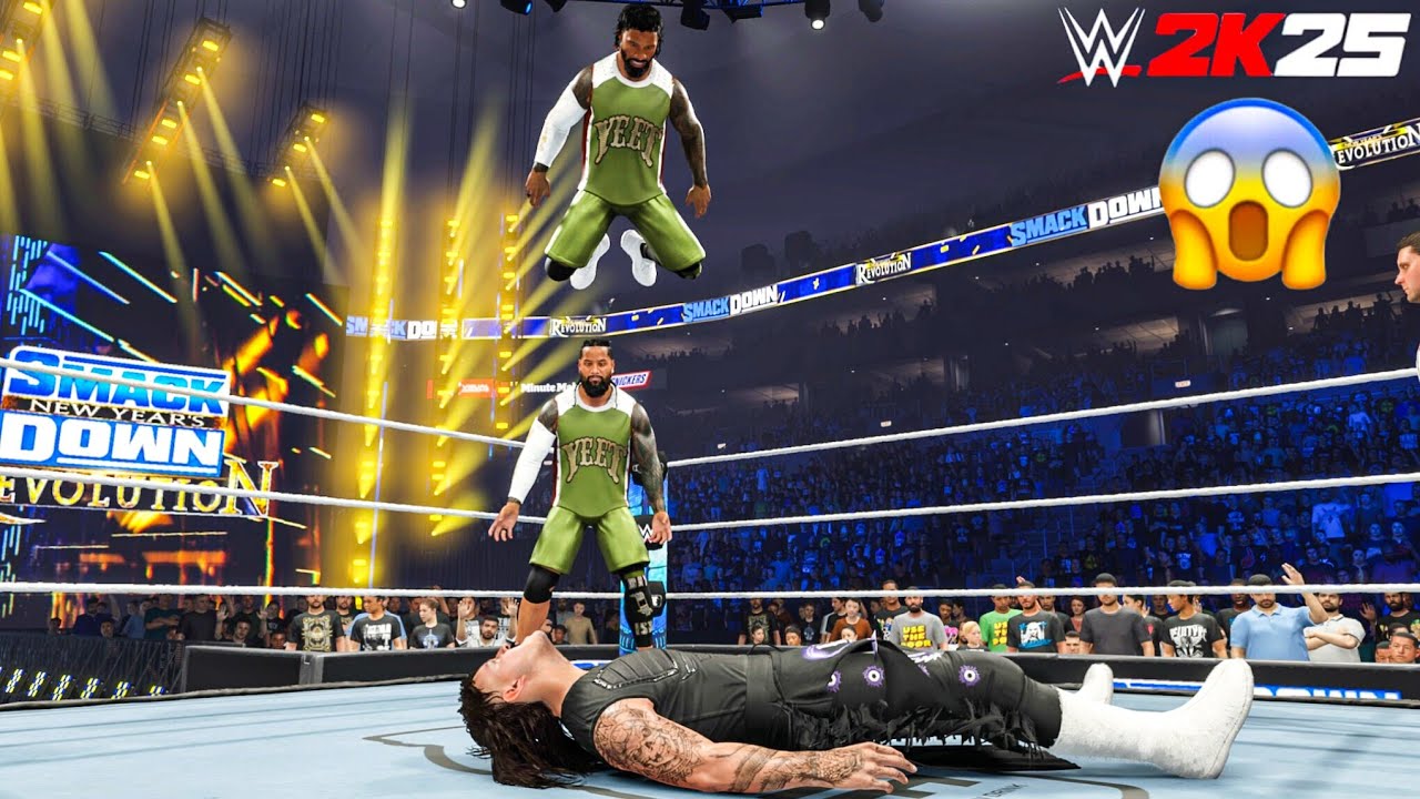 Джей Усо и Джимми Усо уничтожают Доминика Мистерио на Friday Night Smackdown | Геймплей WWE 2K25