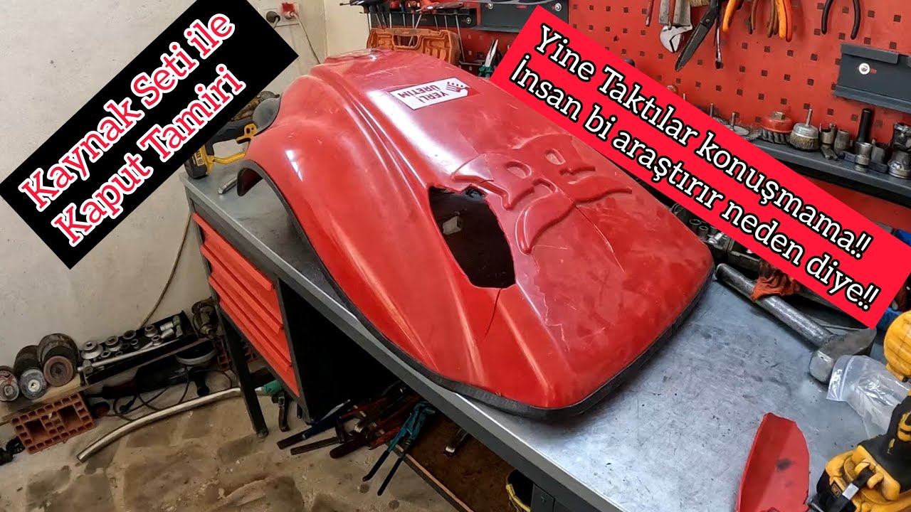 Bolat Kızılelma Plastik Kaporta Tamiri Yaptım /  PLASTİK KAYNAĞI NASIL YAPILIR