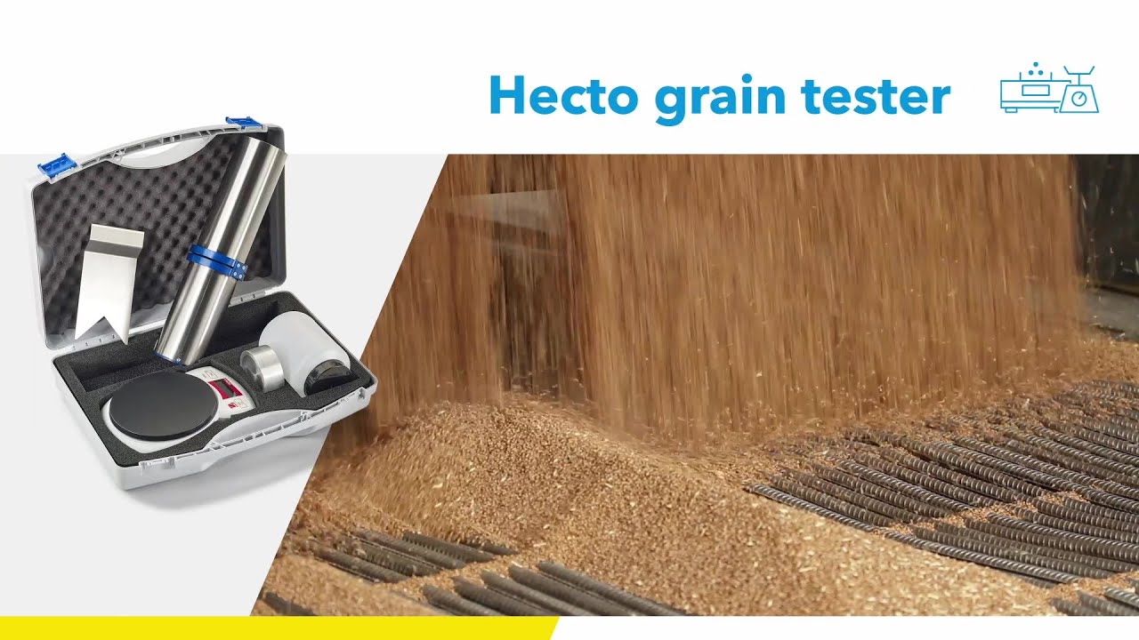 Hecto grain tester - how to measure bulk density or test weight