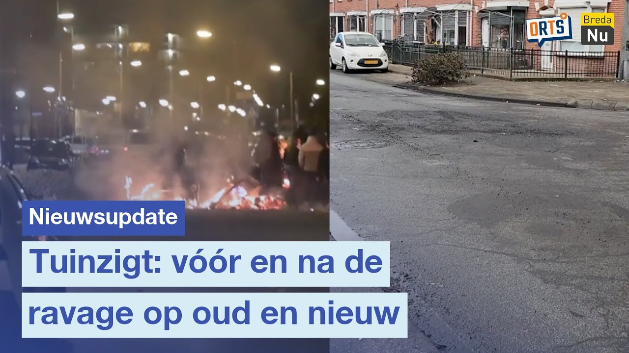 Tuinzigt: vóór en na de ravage op oud en nieuw | Nieuwsupdate