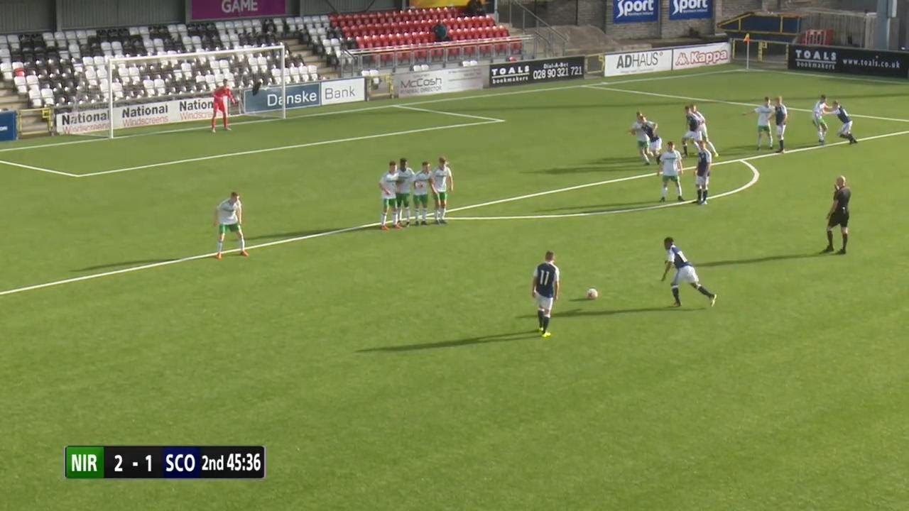 Karamoko Demb&eacute;l&eacute; vs Northern Ireland U16 Friendly (25/10/2017)