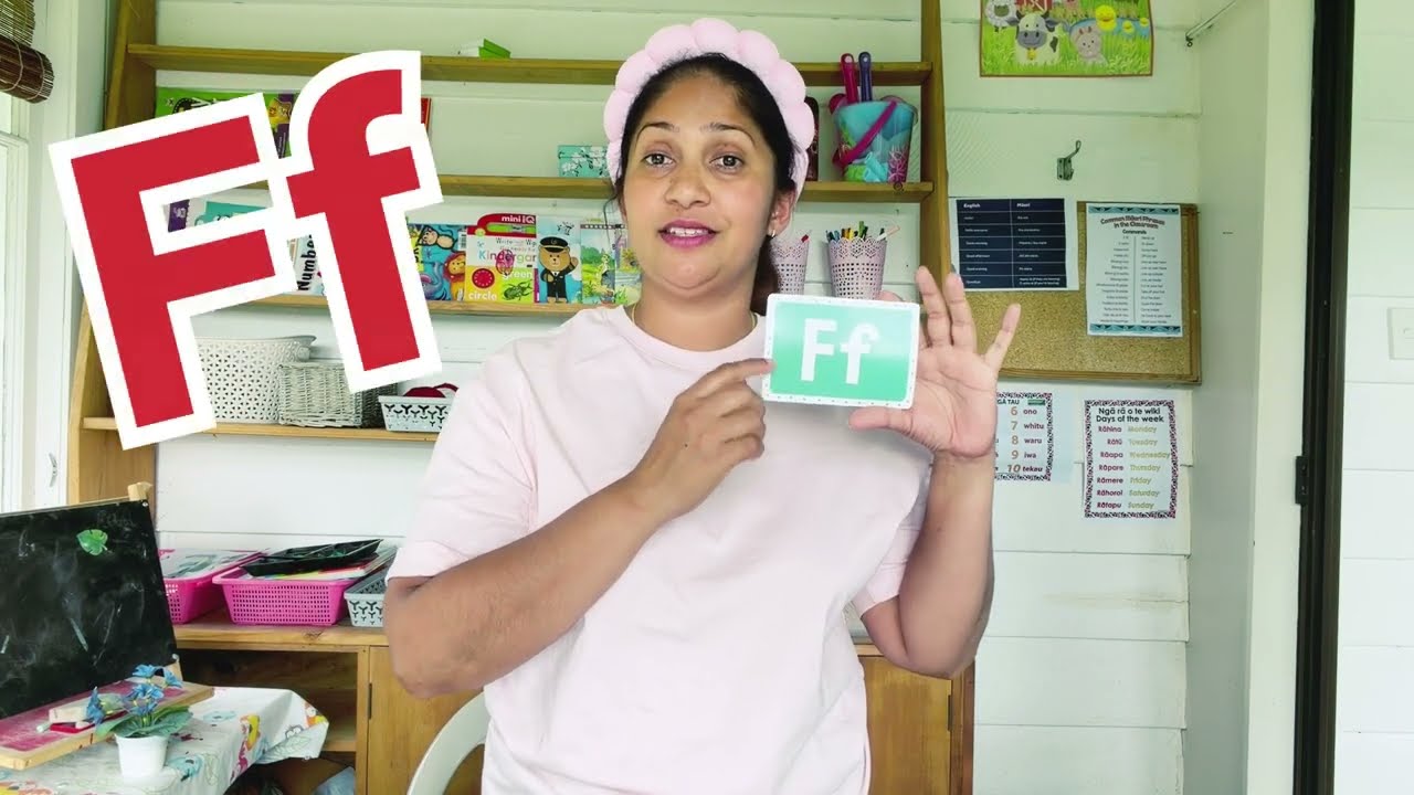 F is for fun! 🐠🌸🔥Let’s learn the letter Ff with Kiwi Bloom Kids! 🥝🌸😊 #kiwibloomkids #NZ#letterf 