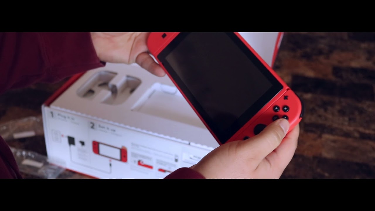 Unboxing Nintendo Switch Edición Mario (RED AND BLUE) (ESPAÑOL)