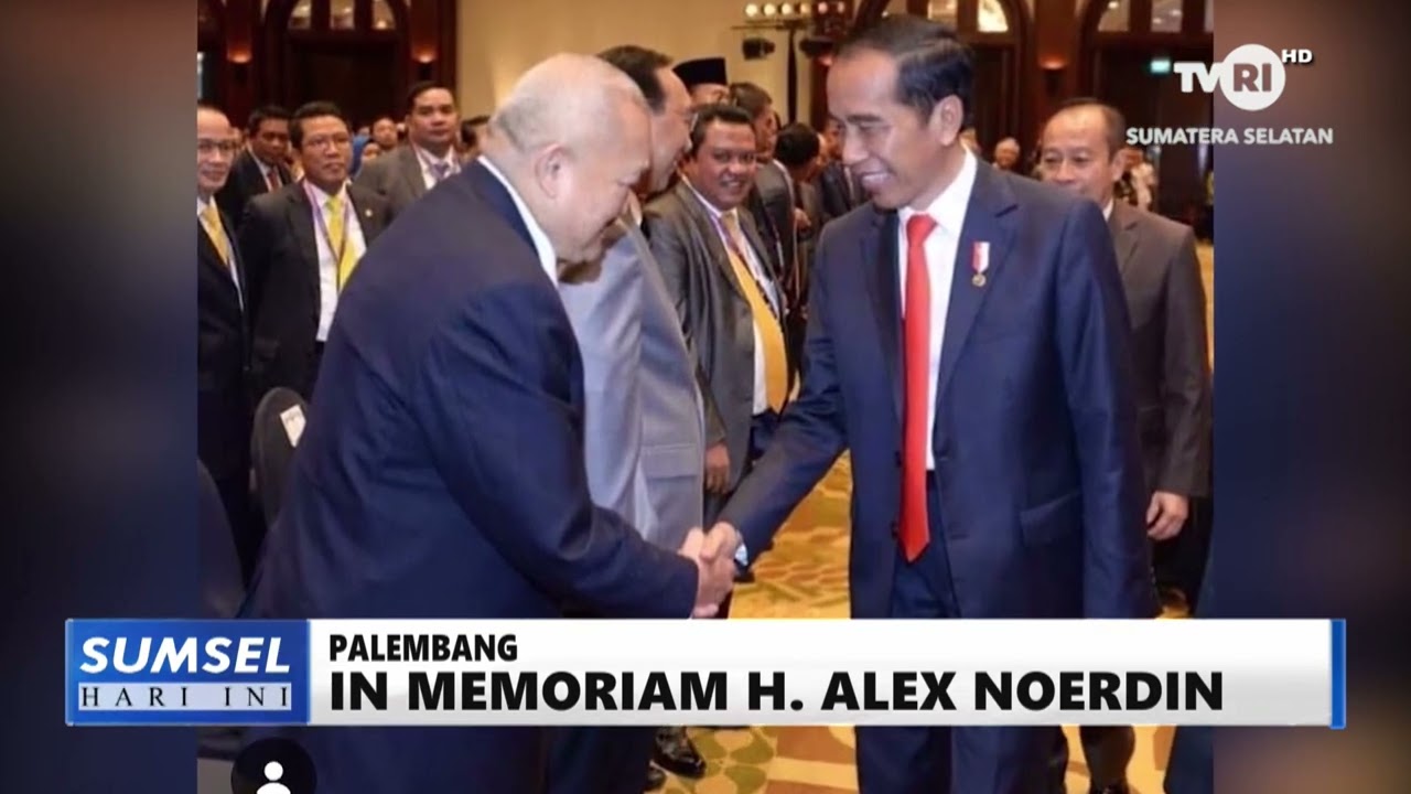 SUMSEL HARI INI - IN MEMORIAM H  ALEX NOERDIN