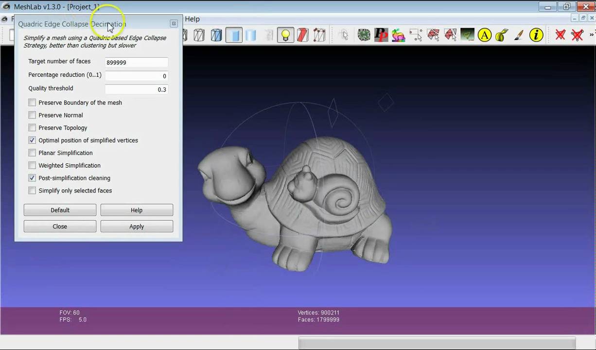 Mesh Processing: Decimation
