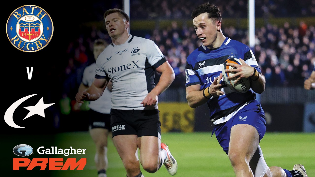 FULL MATCH | Bath Rugby v Saracens | Gallagher PREM 25/26