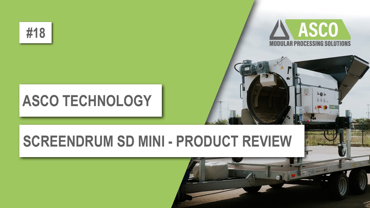 ASCO SD Mini Drum Screen Review – Compact & Powerful Sieving Machine