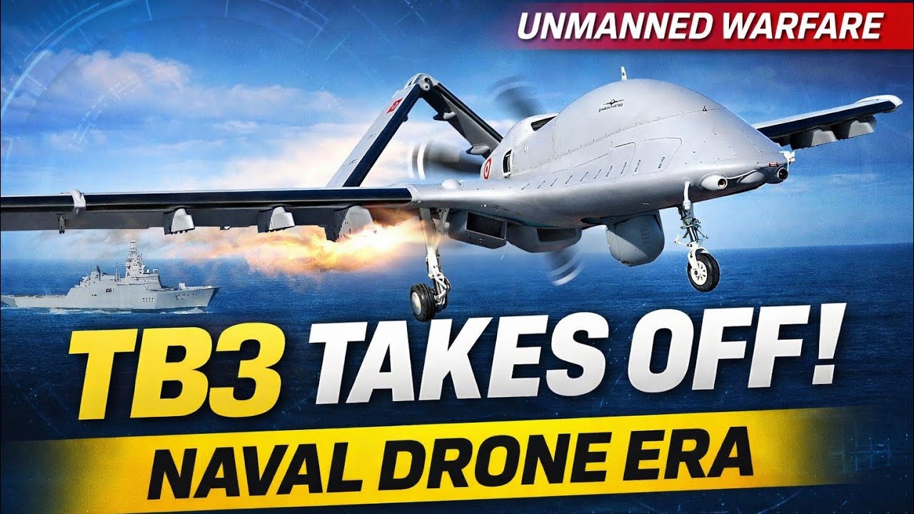 Bayraktar TB3 Takes Flight | Türkiye’s Naval Drone Power | The Unmanned Warfare Era Accelerates