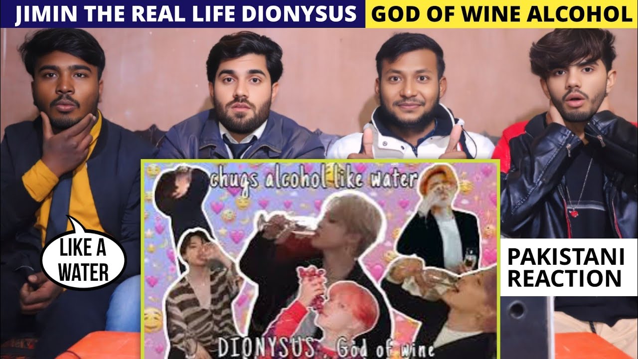 Jimin, the real life Dionysus aka god of wine alcohol🥂 - Pakistani Reaction