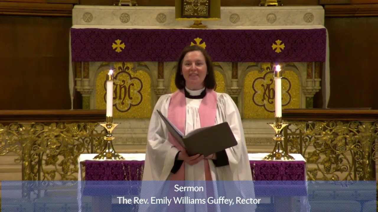 Rev. Emily's Sermon for Sunday, March 15th