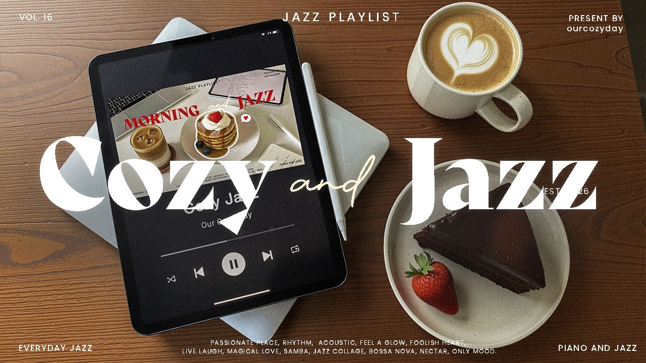 Playlist | Mood UP and Tension UP With Spring Coffee Jazz BGM | Elegant Jazz Music For Positive Mood