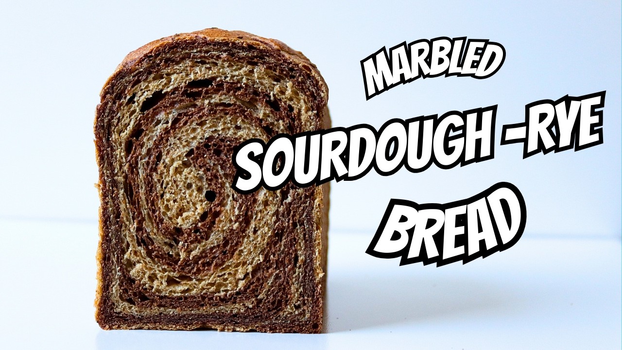 Marbled Sourdough - Rye Bread | Step by Step Recipe