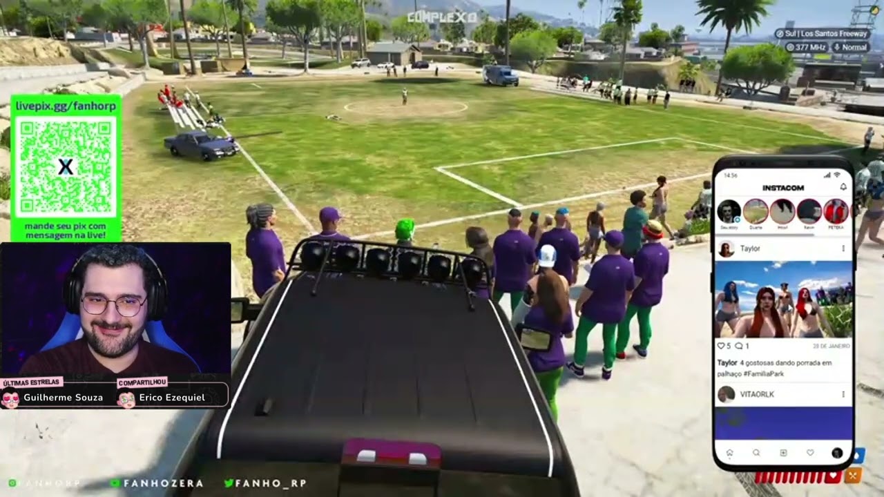 Fam&iacute;lia Park debocha da cara do Coringa e ele tilta! - Park Tiffany GTA RP