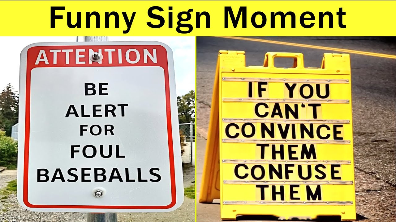🤣 When Signs Go Wrong: The Funniest Fails Ever! || Happy Panda