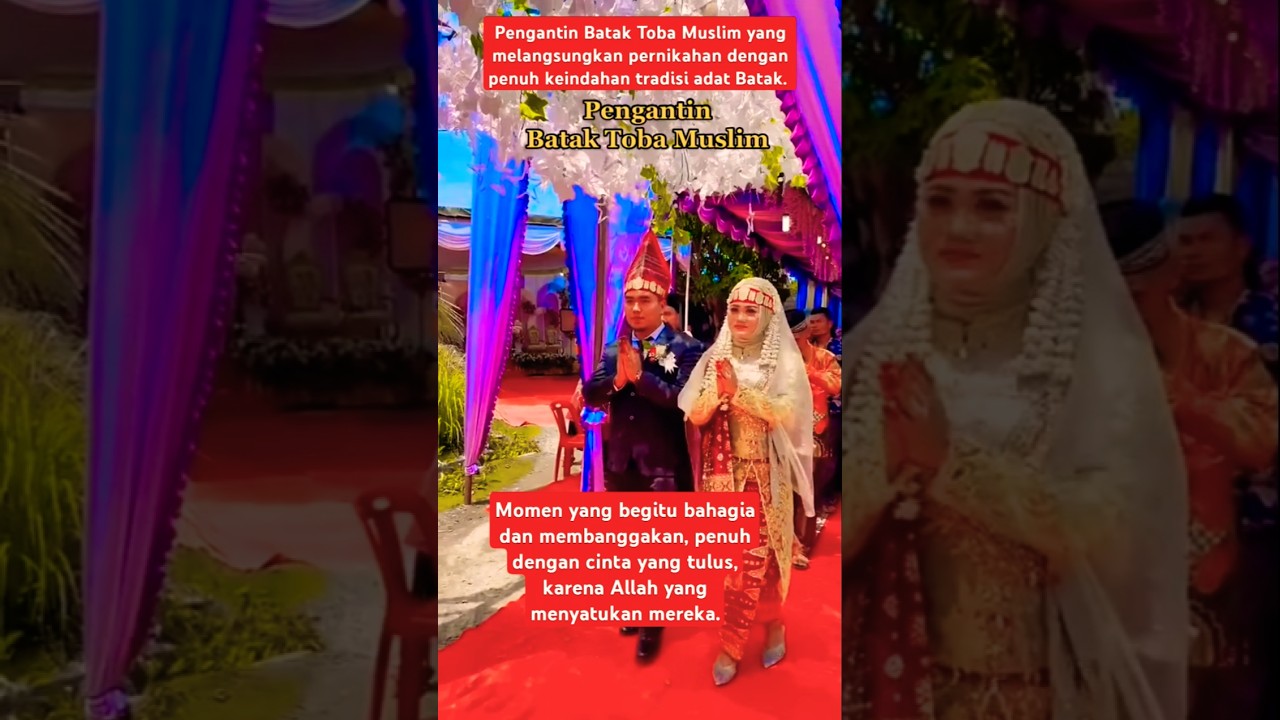 Pengantin Batak Toba Muslim Nikahan dengan Tradisi Adat Batak | Cinta karena Allah 