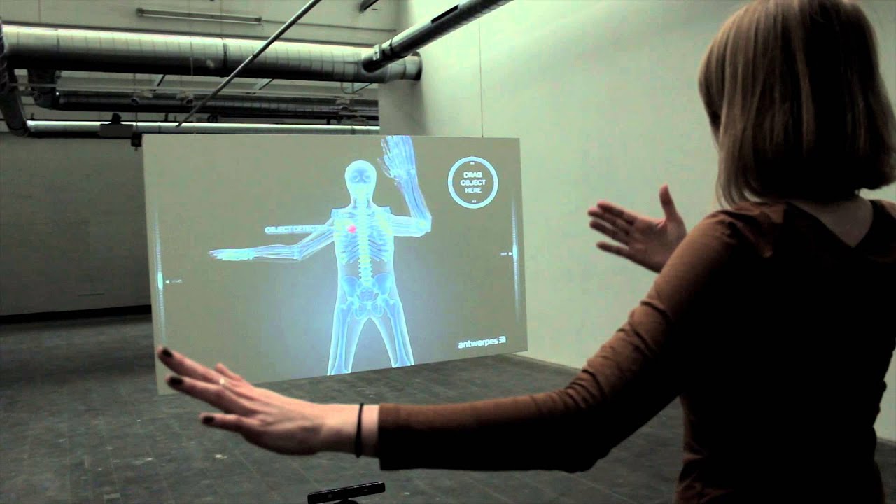 Interactive X-Ray Mirror - Physical Computing durch Gestensteuerung