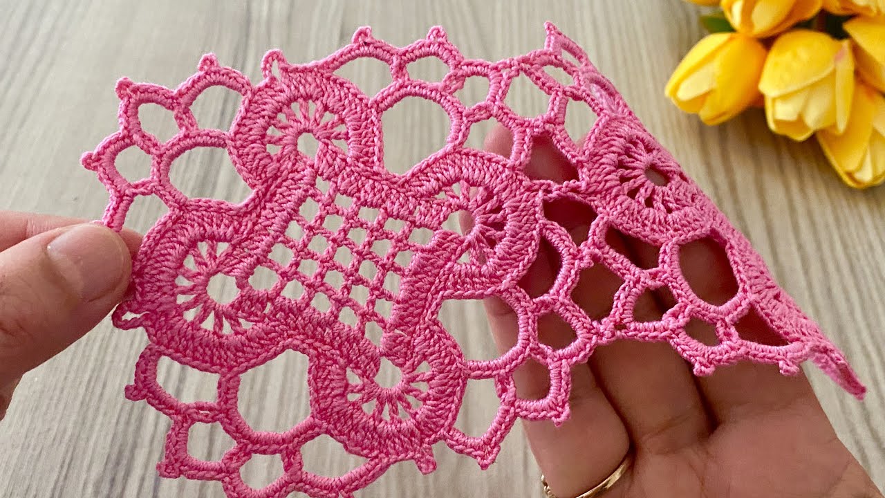 THE NEWEST and MOST BEAUTİFUL Crochet Runner, Shawl, Blouse Motif @HorrorCaseFiles6868