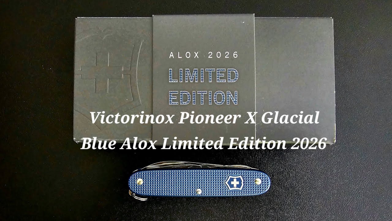 Victorinox Pioneer X Glacial Blue Alox Limited Edition 2026