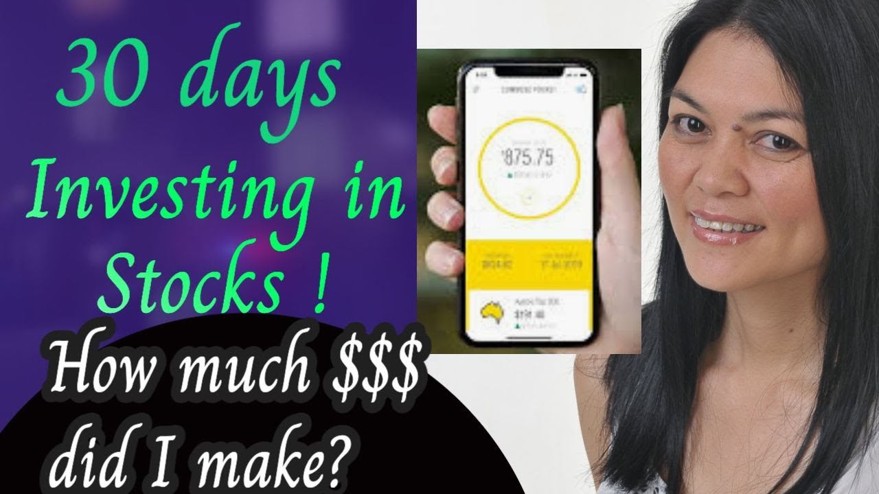 🤑 Investing in stocks on the Commsec Pocket app. 30 days results #investingforbeginners #stockmarket