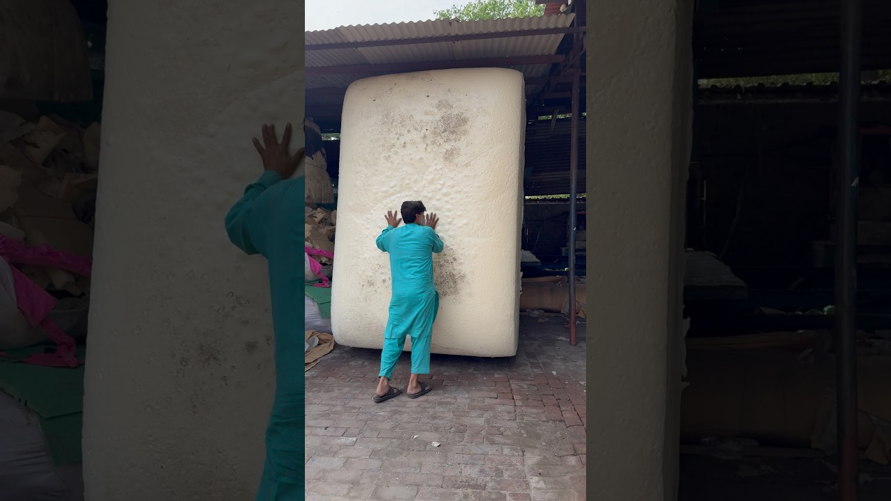 How White Foam is Made in Factory | Full Satisfying Process 😱😱