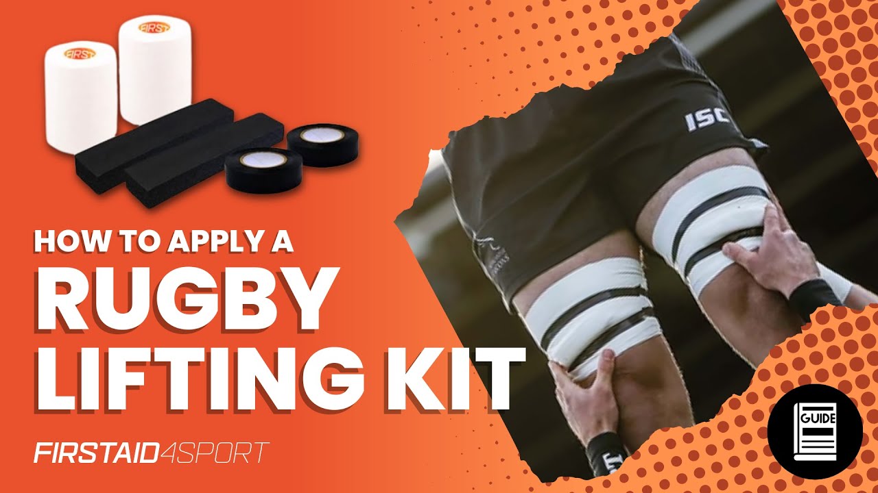 How To Apply A Rugby Lifting Kit - Lifting Block, EAB Tape and PVC Sock Tape