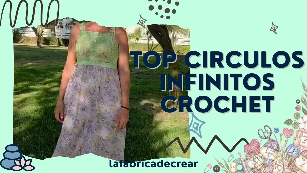 TOP CIRCULOS INFINITOS VESTIDO-Crochet-