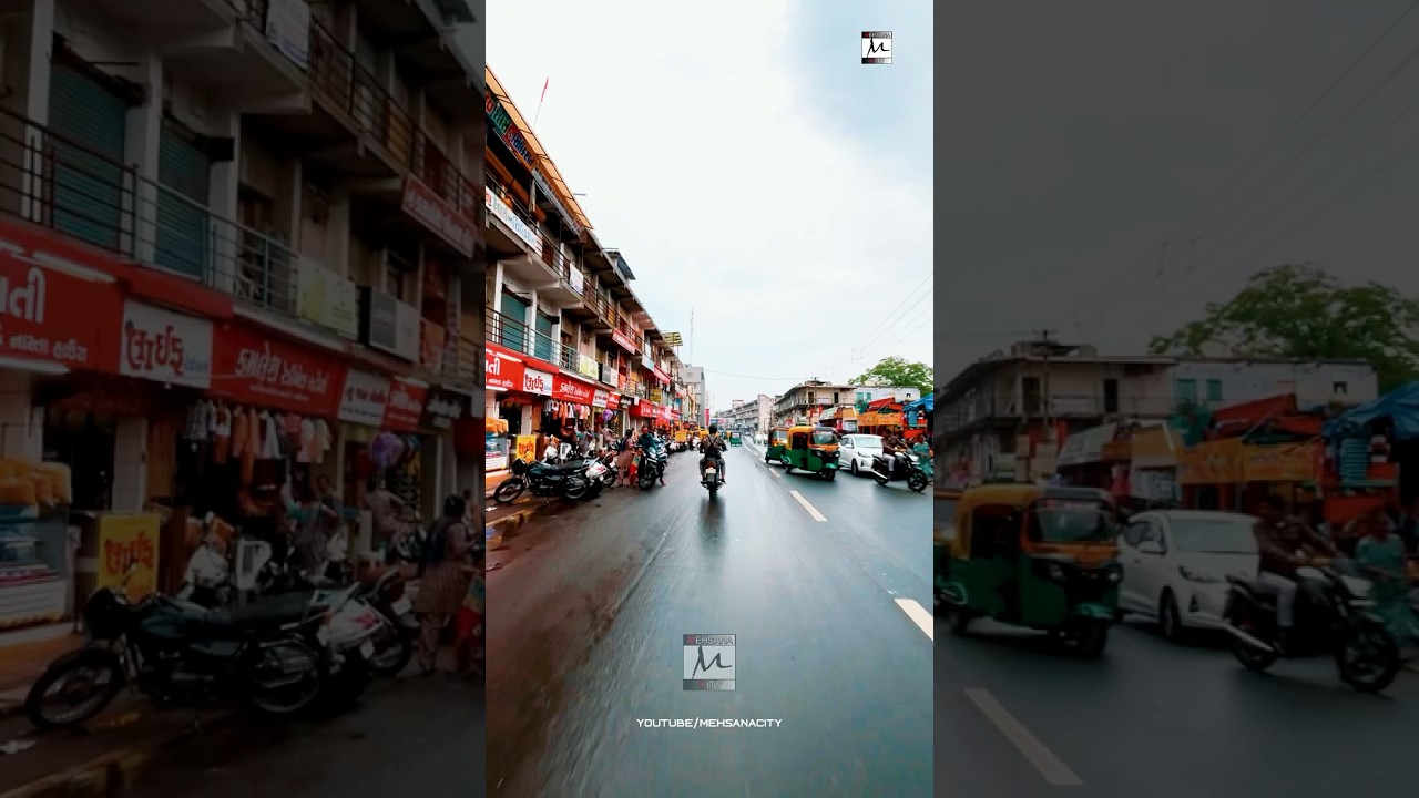 Rainy Weather ❤️ Mehsana #mahesana #mehsana #mehsanacity #weather #rain