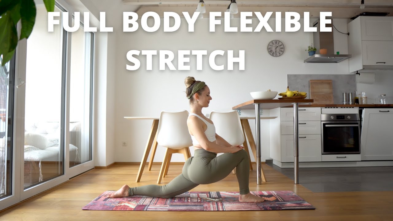 20 MIN FULL BODY FLEXIBLE STRETCH | Stretch & Yoga Flow At Home
